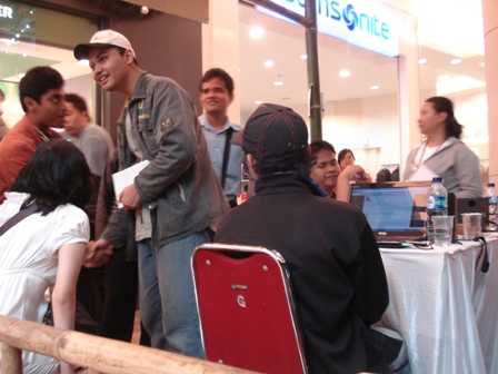 Foto suasana di stand Kartunet pada Hipenca 2011